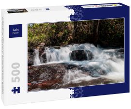 Lais Puzzle - Indaia-Wasserfälle, auch bekannt als Chachoeiro Indaia, im Herzen der Savannen im Bundesstaat Goias, Brasilien - 500 Teile
