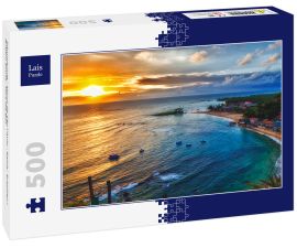 Lais Puzzle - Dämmerung - Morro de São Paulo - Bahia . Brasilien | Rubem Sousa . Fora die Box - 500 Teile