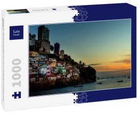 Lais Puzzle - Salvador Bahia Brasilien Sonnenuntergang Paradies und Boote - 1.000 Teile