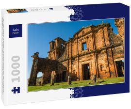 Lais Puzzle - Teil der UNESCO-Stätte - Jesuiten-Missionen der Guaranis: Kirche, Ruinen von Sao Miguel das Missoe, Rio Grande do Sul, Brasilien - 1.000 Teile