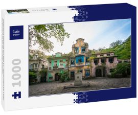 Lais Puzzle - Historische Gebäude aus dem 19. Jahrhundert am Largo do Boticario in Rio de Janeiro, Brasilien - 1.000 Teile
