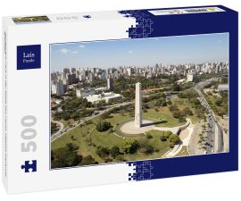 Lais Puzzle - Ibirapuera-Park in der Stadt Sao Paulo, Obelisk-Denkmal. Brasilien. - 500 Teile
