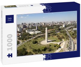 Lais Puzzle - Ibirapuera-Park in der Stadt Sao Paulo, Obelisk-Denkmal. Brasilien. - 1.000 Teile