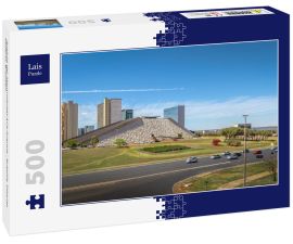 Lais Puzzle - Ansicht der Monumental Axis Avenue - Brasilia, Distrito Federal, Brasilien - 500 Teile