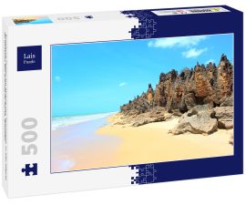Lais Puzzle - Exotische Felsen am Strand von Tourinhos, in São Miguel do Gostoso, Rio Grande do Norte, Brasilien - 500 Teile