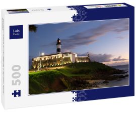 Lais Puzzle - Sonnenuntergang am Leuchtturm in Salvador, Bahia - Brasilien - 500 Teile