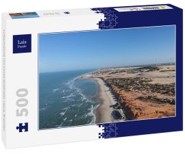 Lais Puzzle - Luftaufnahme von Canoa Quebrada, Ceará, Brasilien - 500 Teile
