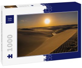 Lais Puzzle - Wunderschöner Sonnenuntergang im Lençois Maranhenses National Park - Barreirinhas, Maranhão - Brasilien - 1.000 Teile
