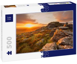Lais Puzzle - Sonnenuntergang von King's Tor Dartmoor Devon, England - 500 Teile