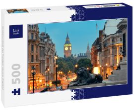 Lais Puzzle - Straßenansicht des Trafalgar Square, England - 500 Teile