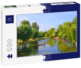 Lais Puzzle - Ein malerischer Blick über den Fluss Cam in Cambridge, England - 500 Teile