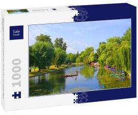 Lais Puzzle - Ein malerischer Blick über den Fluss Cam in Cambridge, England - 1.000 Teile