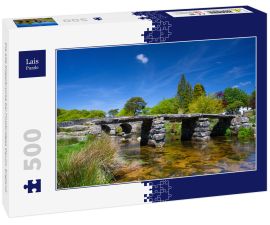 Lais Puzzle - Die alte Klappbrücke bei Postbridges Devon, England - 500 Teile