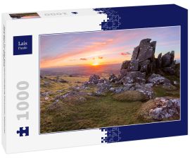Lais Puzzle - Sourton Tor bei Sonnenuntergang Dartmoor National Park Devon, England - 1.000 Teile