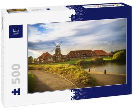 Lais Puzzle - Alte Windmühle am Caldecotte-See in Milton Keynes, England - 500 Teile