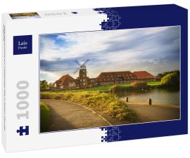 Lais Puzzle - Alte Windmühle am Caldecotte-See in Milton Keynes, England - 1.000 Teile