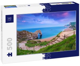 Lais Puzzle - Jurassic Coast von Dorset mit Durdle Door bei Sonnenaufgang, England - 500 Teile