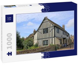 Lais Puzzle - Schwarzes und weißes Haus, Ely, England - 1.000 Teile