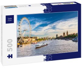 Lais Puzzle - Westminster Parlament und die Themse, London - 500 Teile
