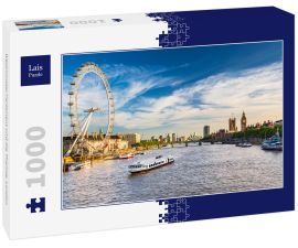Lais Puzzle - Westminster Parlament und die Themse, London - 1.000 Teile
