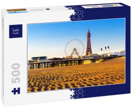 Lais Puzzle - Blackpool Tower und Central Pier Riesenrad, Lancashire, England - 500 Teile
