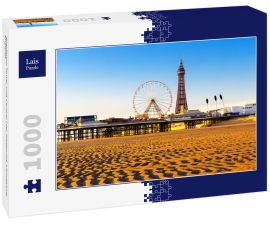 Lais Puzzle - Blackpool Tower und Central Pier Riesenrad, Lancashire, England - 1.000 Teile