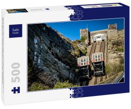 Lais Puzzle - East Hill Cliff Railway oder Lift ist eine Standseilbahn in der englischen Stadt Hastings in Sussex, England - 500 Teile