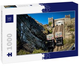 Lais Puzzle - East Hill Cliff Railway oder Lift ist eine Standseilbahn in der englischen Stadt Hastings in Sussex, England - 1.000 Teile