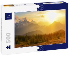 Lais Puzzle - Sonnenuntergang in den Bergen - 500 Teile