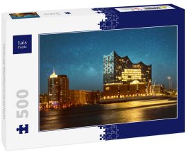 Lais Puzzle - Hamburger Elbphilharmonie bei Nacht - 500 Teile