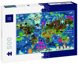 Lais Puzzle - Weltkarte - 500 Teile