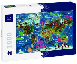 Lais Puzzle - Weltkarte - 1.000 Teile