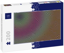 Lais Puzzle - Unmöglich, psychedelische Farben - 200 Teile