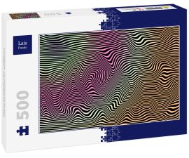 Lais Puzzle - Unmöglich, psychedelische Farben - 500 Teile