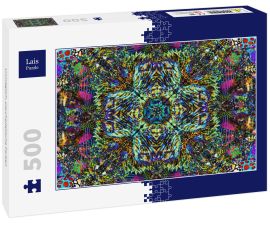 Lais Puzzle - Unmöglich, psychedelische Farben - 500 Teile