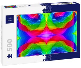 Lais Puzzle - Unmöglich, psychedelische Farben - 500 Teile