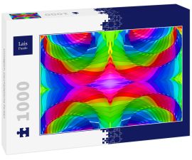 Lais Puzzle - Unmöglich, psychedelische Farben - 1.000 Teile