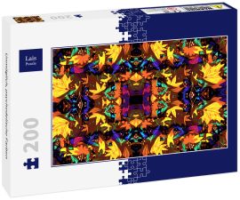 Lais Puzzle - Unmöglich, psychedelische Farben - 200 Teile