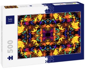 Lais Puzzle - Unmöglich, psychedelische Farben - 500 Teile