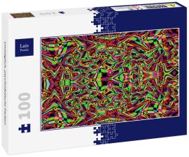 Lais Puzzle - Unmöglich, psychedelische Farben - 100 Teile