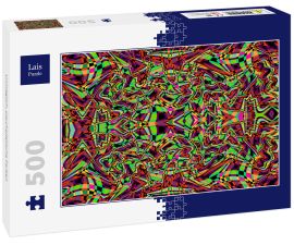 Lais Puzzle - Unmöglich, psychedelische Farben - 500 Teile