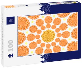 Lais Puzzle - Unmöglich, psychedelische Farben: Blumen - 100 Teile