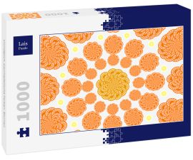 Lais Puzzle - Unmöglich, psychedelische Farben: Blumen - 1.000 Teile