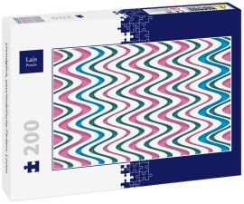 Lais Puzzle - Unmöglich, psychedelische Farben: Linien - 200 Teile