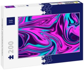 Lais Puzzle - Unmöglich, psychedelische Farben - 200 Teile