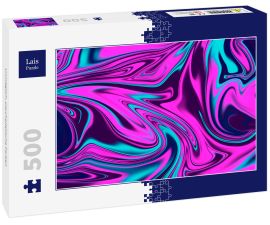 Lais Puzzle - Unmöglich, psychedelische Farben - 500 Teile