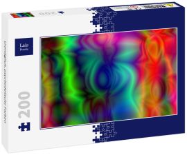Lais Puzzle - Unmöglich, psychedelische Farben - 200 Teile