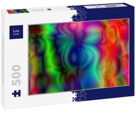 Lais Puzzle - Unmöglich, psychedelische Farben - 500 Teile