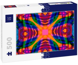 Lais Puzzle - Unmöglich, psychedelische Farben - 500 Teile