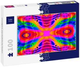 Lais Puzzle - Unmöglich, psychedelische Farben - 100 Teile